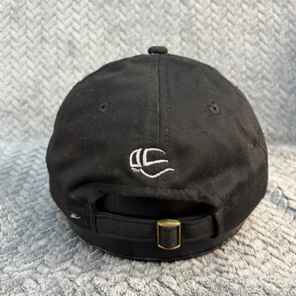 Cure CRV Golf Tournament 7th Annual Black Baseball Cap Hat Adjustable